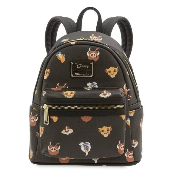 Loungefly Handbags - Loungefly Disney Lion‎ King Character Faces  Mini Backpack